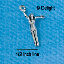 C2735+ - Swimmer -3-D - Silver Charm